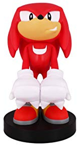Cableguys - Knuckles Sonic the Hedgehog Gaming Accessories Holder & Phone Holder for most Controller (Xbox, Play Station, Nintendo Switch) & Phone