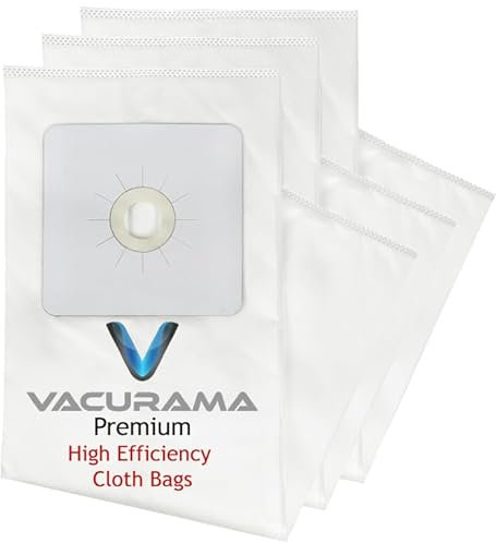 Vacurama Premium HEPA Central Vacuum Bags Multi-Layered - Compatible Replacement for NuTone 391, Beam, Electrolux, Kenmore, Canavac, Titan, Broan, Eureka, Hoover, Nilfisk Central Vacs - Pack of 3