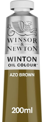 Winsor & Newton Oil Paint, AZO Brown, 200 ml (Pack of 1)