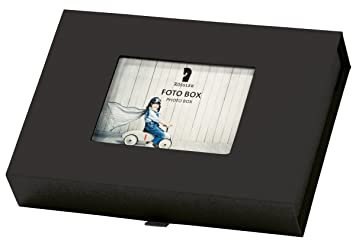 Rössler 14573200701 Boîte photo avec passe-partout pour photos 13 x 18 cm Noir 203 x 45 x 147 mm