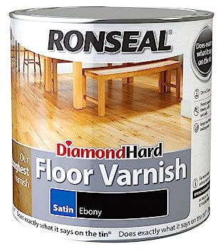 RONSEAL Dia Hard Floor Varnish Ebony Satin 2.5L