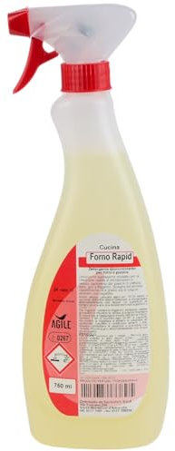 AGILE® FORNO RAPID DETERGENTE DISINCROSTANTE RAPIDO SGRASSANTE PER FORNI E GRILL - 1 cartone da 12 flaconi da 750ml