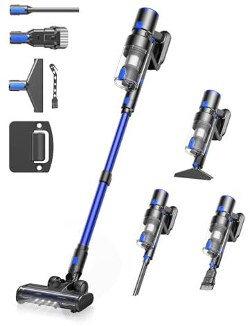 Buba Toys Cordless Vacuum Cleaner, Powerful Stick Vacuums & Electric Brooms, Lightweight & Rechargeable, Portable Upright Vacuum Cleaners for Carpet, Pet Hair, Home & Car Cleaning