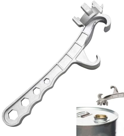 Apriscatole universale in alluminio - strumento per sollevare contenitori, chiave ergonomica per lattine, barattoli asciutti, vernici sigillate | accessorio antiscivolo per officina artigianale.