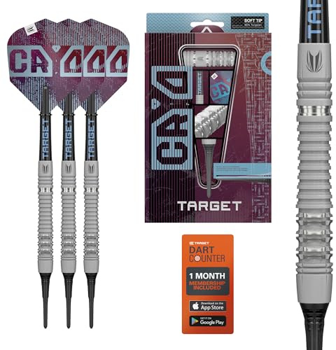 Target Darts Cryo Pointe Souple Fléchette Set, Barrels 11/12/13 – 18G/19G/20G/21G | 90% Tungstène Barrel, Cryo Conseils, Tiges Pro Grip Tag et Ailettes N° 6, Claret Violet et Bleu Design