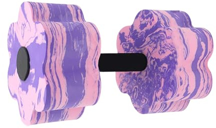 Bilanciere fitness per piscina – Design morbido di resistenza blu, peso di allenamento acquatico, accessori per esercizi galleggianti, set di allenamento idroelettrico | Coppia di manubri