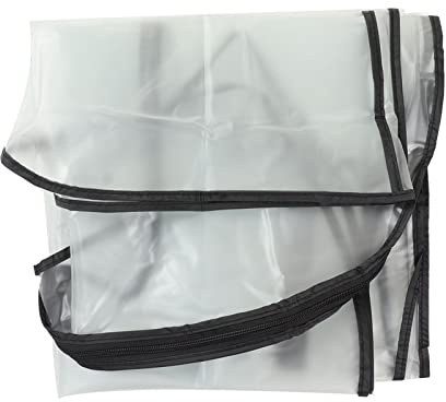 Cubierta de lluvia de PVC, cubierta de protección, capucha plegable transparente con diseño, cubierta ligera y duradera para mochilas, cochecitos, carritos de la compra