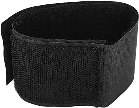 Qudinip Kardborreband Stadigt Fastsatt Enkel Installation för Bagageförvaring 5 X 30 Cm Svart Polyester