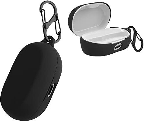 kwmobile Hülle kompatibel mit Jabra Elite 7 Pro/Elite 7 Active Hülle - Kopfhörer Case - TPU Silikon Cover - Schutzhülle in Schwarz