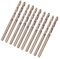 Juego de Brocas HSS-Co de 10 Piezas, Juego de Brocas de Cobalto M35 Juego de Brocas HSS-Co Juego de Brocas Helicoidales para Taladrar(3mm)