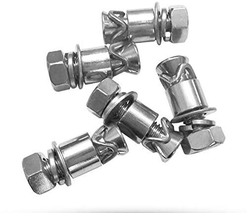 Tasselli a parete Fissaggi in metallo Ancoraggi, Bulloni a espansione, Ganci for bulloni di ancoraggio, M6 M8 Esagonale a esagono incassato Vite maschio in acciaio inossidabile 32mm / 35mm Lunghezza (