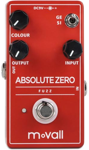Movall MP-103 - Absolute Zero Fuzz, pedal de guitarra Fuzz de germanio/silicio de 2 tipos