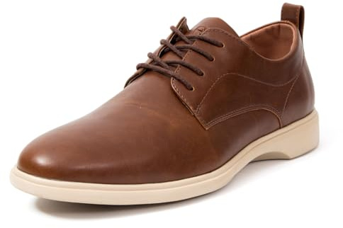 Deer Stags Lisbon Men’s S.U.P.R.O. Sock Dress Oxford - Brown - 15 Wide