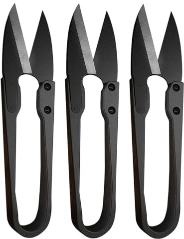 3 Stücke Trimmschere,Pflanzenschere, Blumenschere,Universell einsetzbare Kleingeräte für präzises Abtrennen von Faden und Garn, zum Basteln und für die Pflanzenpflege