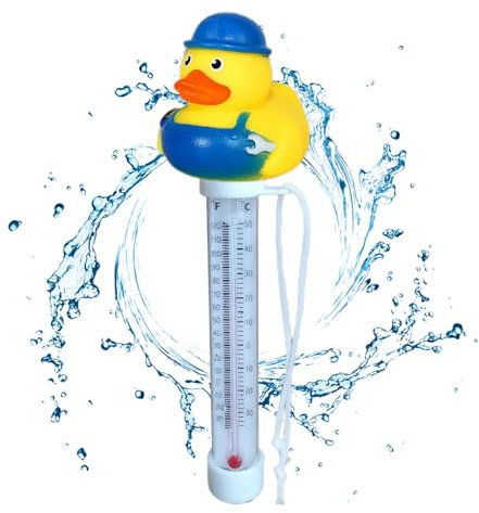 Termometro A Piscina Galleggiante - Piscina Per Acqua Per La Temperatura Del Calibro, Accessorio Spa Impermeabile Esterno | Termometro Facile Da Leggere Per Piscine Per Interni Esterni Spa Per Vasca D
