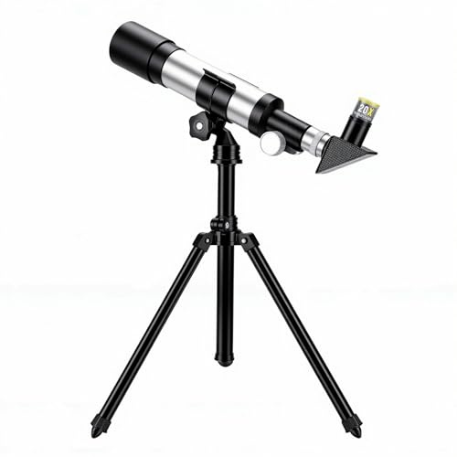 Xiuganpo Teleskop för Barn, Astronomi-teleskop för Barn med 2 Okular, Stativ och Sökarskop för STEM Educational Science Exploration, Clear View, 100x Förstoring, Bärbar