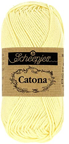 Scheepjes - Scheepjes Catona 101 Candle Light Yarn - 1x50g