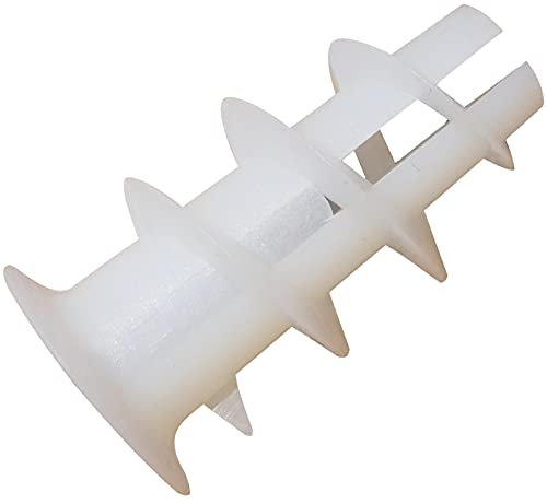 AERZETIX - C48674 - Lot de 100 - Cheville pour plaques de carton-plâtre à visser - Ø13x25mm en nylon - fixation en cloison sèche