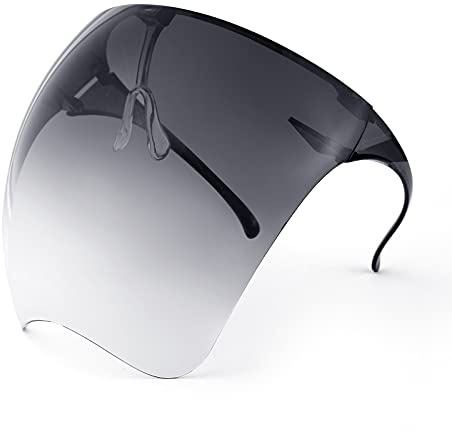 FEISEDY Gafas de Visera Futurista para Protección UV Gafas de Sol de Cara Completa Escudo de Visera Antiniebla para Mujer y Hombre B2781