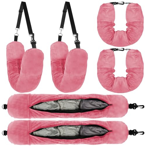 2pcs Cuscino da Viaggio Riempibile con Vestiti | Borsa Cuscino da Viaggio | Gadget Viaggio Accessori Utili, Cuscino Aereo Viaggio, Accessori Viaggio Aereo, Cuscino Collo Viaggio (Senza Riempitivo)