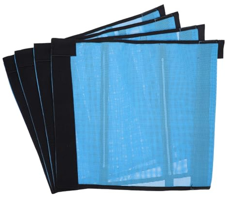 ARTSEWPLY Set Di 4 Stivali Anti-mosche Per Cavalli in Rete Di Plastica Traspirante, Protezione Contro Morsi, Riduce Affaticamento Gambe, Adatti Per Allevamenti e Competizioni Equestri