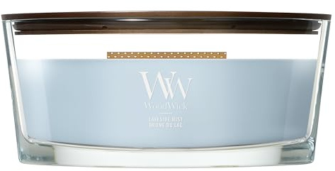 WoodWick Scented Candle | Ellipse Candle | Lakeside Mist | Perfect Gifts for Women