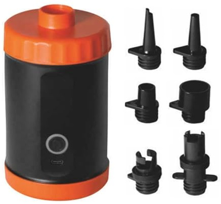 Bomba De Aire Eléctrica Recargable For Carpas Inflables con 5 Boquillas For Sofá Cama Inflable, Piscina, Kayak Rápida Precisa Inflado Cualquier Momento