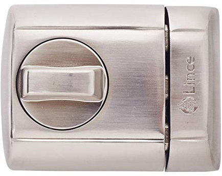 LINCE Cerrojo Seguridad SOBREPONER Supra-Especial para Puertas de Aluminio y PVC, Negro