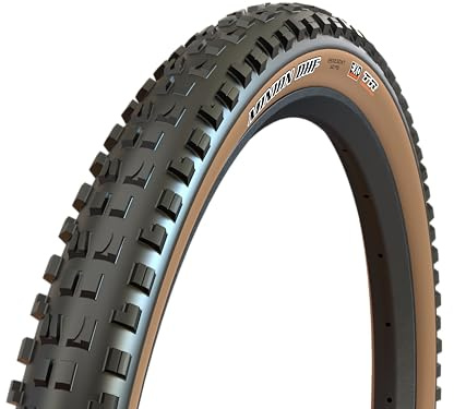 Maxxis Minion DHF 27.5 x 2.50WT 60 TPI Folding Dual Compound EXO/TR/Tanwall Tyre,Brown