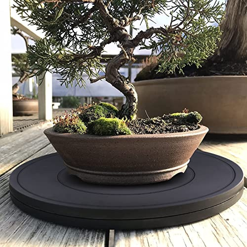 WORDFUN 360 Degré Plateau Pivotant, 40cm Support Pivotant Rotatoire, avec Roulement À Bille en Acier, Plateau Tournant Pivotant, pour Moniteur TV Ordinateur Portable Sculptant