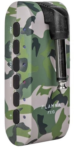 FLAMMA FX10 Portable Guitar Headphone Amplifier (CAMO)