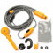 Ruiqas Ducha de camping CC 12 V portátil para exteriores, bomba de ducha eléctrica para camping