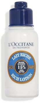 L'OCCITANE - Lait Riche Corps Karité - 75 ml - Peaux sèches et sensibles - Fabriqué en France