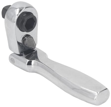 KIMISS Movable Head Ratschenschlüssel 2 in 1-72 Zähne 1/4 Zoll Knarre mit verstellbarem Kopf