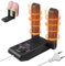 GAOUTO Schuhtrockner Elektrisch, Schuhheizung, Handschuhtrockner, Stiefeltrockner, Schuhwärmer mit Antibakterieller Funktion, Faltbarem Design, Schuhe Stiefeltrockner für Schuhe Hüte ect.