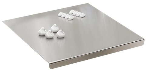 Planche À Découper En Acier Inoxydable Avec Rebord, 40 X 30 Cm Planche À Découper Robuste En Acier Inoxydable, Planche À Rouler En Acier Inoxydable, Planche À Découper, Planches À Découper Pour Maison