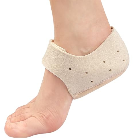 TXDKLUG Protezioni per Tallone/Maniche, Coppe del Tallone in Silicone Premium per Tendinite d'Achille, Talloni Screpolati, Fascite Plantare, Prodotti per Alleviare il Dolore al Tallone
