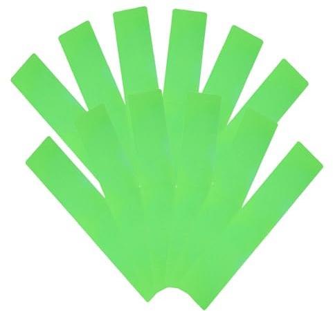 Garneck Lot de 12 Marqueurs De Sol Droits Tapis De Marquage De Terrain Lignes De Terrain De Football Marqueurs De Lignes Kit De Marquage