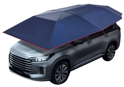 Tienda de campaña semiautomática para coche con UPF 30+, impermeable, universal, protección solar, para todo tipo de climas, para exteriores, viajes, portátil, plegable