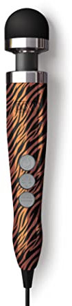 Doxy Vibrator Die Cast 3 Magic Wand Massagery: Potte Masajeador Magic Wand con Vibración de Varita Mágica Para Mujeres - Tiger