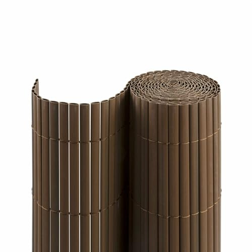 casmartis PVC Sichtschutzmatte - braun - 120 x 500 cm