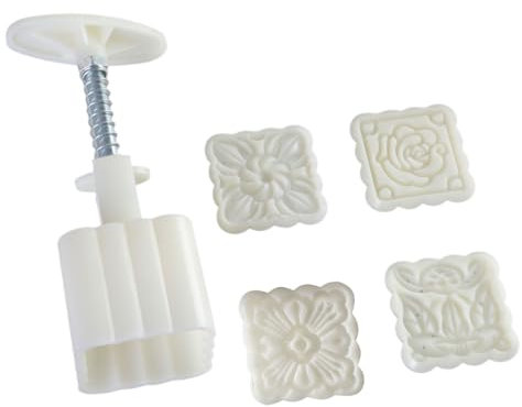 Stampo pressato a mano per torte quadrate a forma di luna, stampo tradizionale per pasta di fagioli per gli appassionati di cottura e dolci