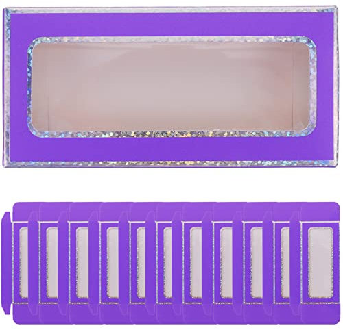 Healeved Elegante Contenitore Per Unghie Finte 12 Pezzi Scatola Portaoggetti Per Unghie Finte Scatola Portaciglia Di Carta Per Unarchiviazione Compatta