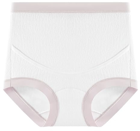 Obotsnoi Sous-vêtements de maternité confortables taille haute en coton élastique ventre lisse pour femmes enceintes à porter au quotidien post-partum sous-vêtements en coton lisse, F, XXL