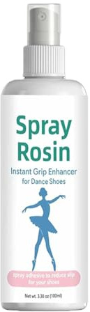 Generico Hartsspray för dansskor | 100 ml halkfri bärbar lång livslängd, dansspray, för elever dansare konstnärer, tävlingar daglig träning förberedelser audition