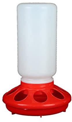 Comedero Bebedero de para gallinas Dispensador de alimentos de 1, 1 l de capacidad para pájaros Codornices Equipo de alimentación para aves de corral pequeñas Comedero y bebedero para pollitos