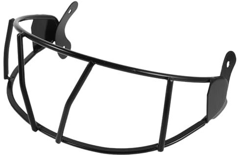 TOYANDONA Casque de Baseball et Softball en Métal Noir, Offrant Sécurité Renforcée et Confort pour Entraînement et Défense
