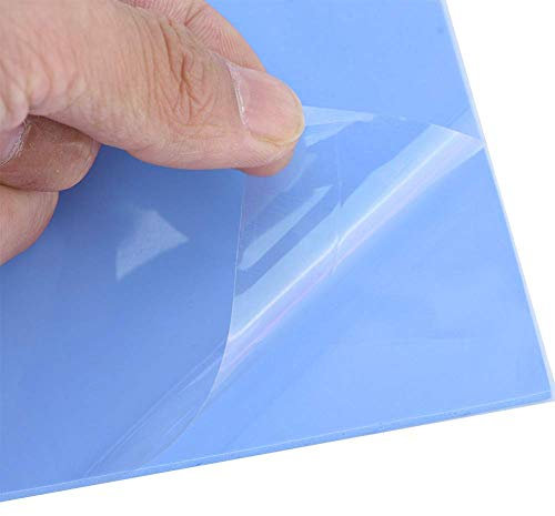 100 mm x 100 mm x 3 mm Disipador de Calor de Chip de CPU Almohadilla de Silicona conductora térmica de enfriamiento, Almohadillas térmicas de CPU Almohadillas conductoras térmicas de Silicona Suave