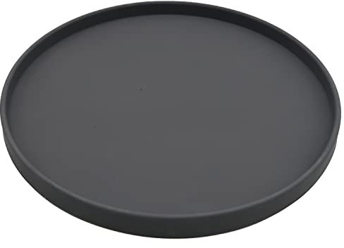 Dekovita Dekotablett Ø30x2cm - Kerzenständer Dekoschale Kerzenteller Beton-Optik Grau