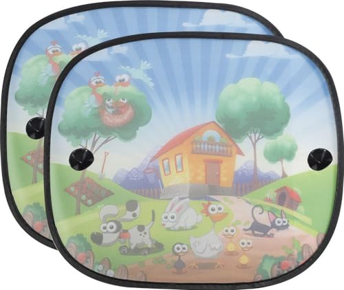 Start Paire de Rideaux latéraux Pliables Peu encombrants avec Ventouse, Protection Universelle pour Enfants